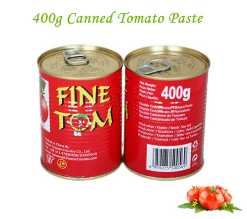 Pasta de tomate em conserva com tamanho de 400g