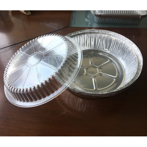 Контейнер из алюминиевой фольги с круглой сковородой 7 дюймов для выпечки
