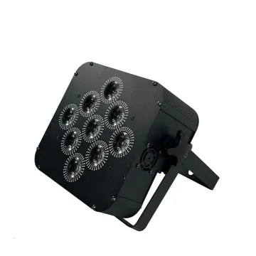 6-in-1 LED Wireless Uplight Battery DJ Party Light for Indoor Stage and Wedding Events