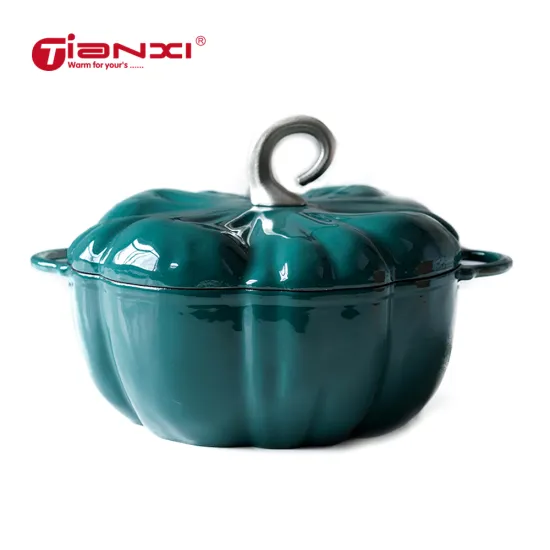 Soup pot stew Dutch ovens Enamel pan cast iron pot non stick pan Pumpkin Casserole Cookware induction cooker cooking Kitchen