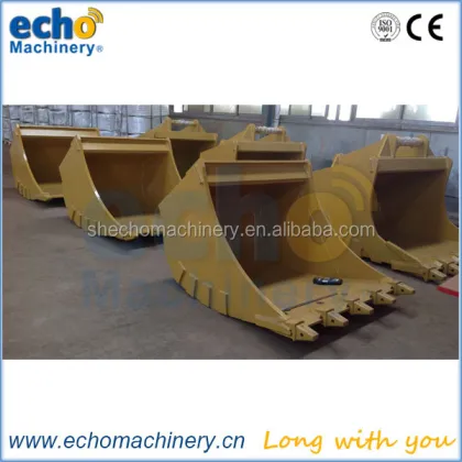 Excavator Spare Parts: Buckets for Construction Earthworks Machinery