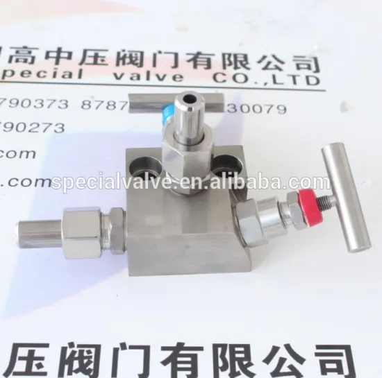 high pressure 2-way valves manifold