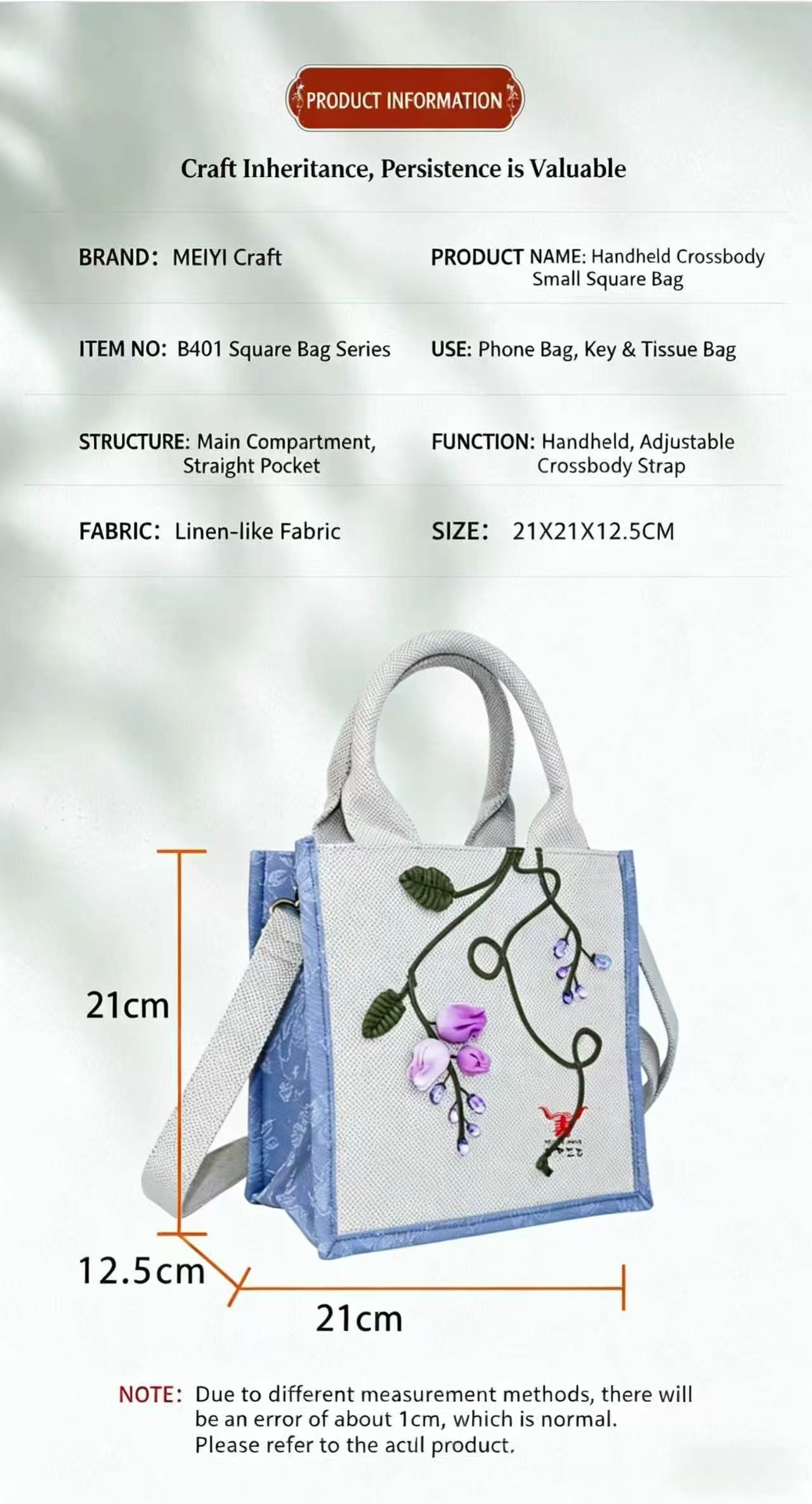 Handheld Tote Bag