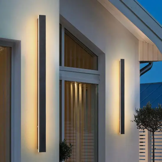 Innovative Waterproof Linear LED Wall Light: Perfect for Exterior Porch, Garden Decoration