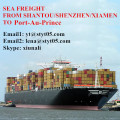 Ocean Freight Services van Shantou naar Port-Au-Prince