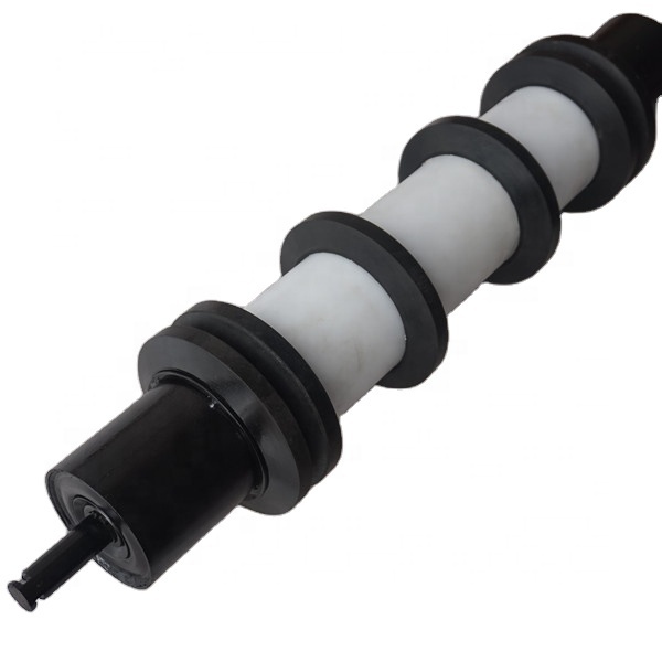 133mm Dia Rubber Disc Spiral Return Idler for Mine Conveyor System