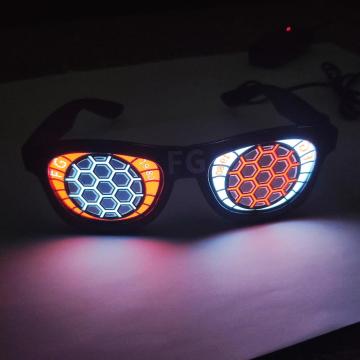 Unique Flashing LED Glasses - New Arrival for Party & Halloween Festivals