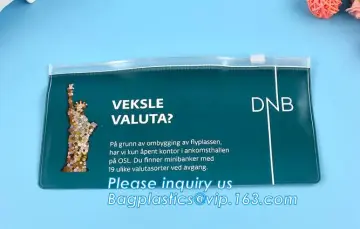 personalized pvc cloth packaging slider zipper pvc bag, Cosmetic Bag Toiletry Bag Drawstring Bag Tote Bag Gift Packing Bag Plast