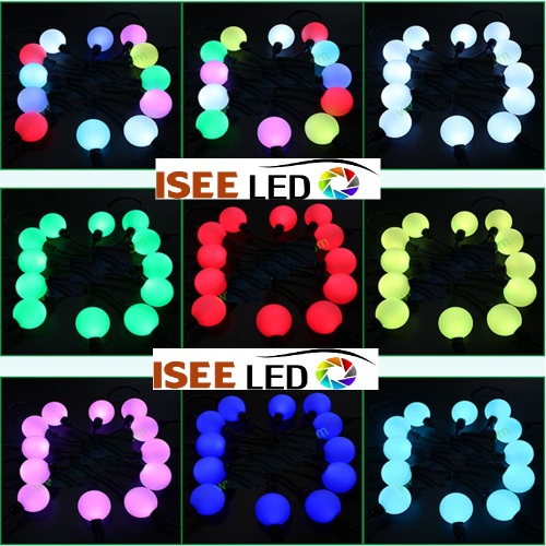 Yüksek parlaklık 50mm DMX RGB LED top ışığı