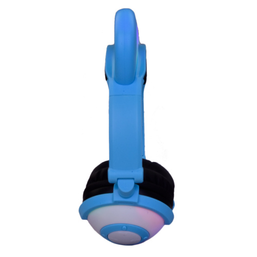 Headset anak nirkabel untuk anak perempuan dengan lampu led