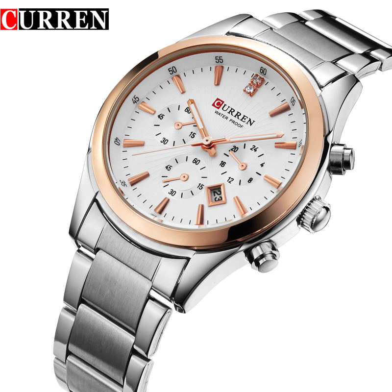 Stainless Steel Luxury Brand Business Watches Men Stainless Steel Luxury Brand Business Watches Men