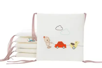Soft Cotton Baby Crib Protector Set/Crib Bumper