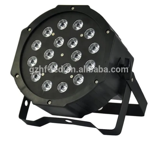 Cheap bright led par stage light 18x3W RGB Led slim par light