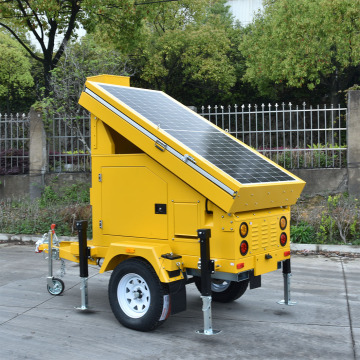 Portable Solar CCTV -camerabox -trailer