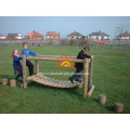 School Outdoor Wooden Playground Equipment For Kids