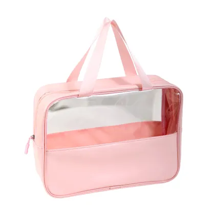 Wholesale High-Appearance Light Luxury Transparent Makeup Bag