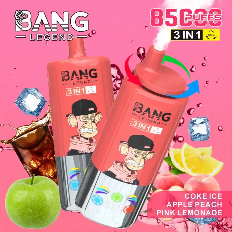 Bang-Legend-85K-Puff-3-Flavor-in-1-Disposable-Vape-Wholesale-Multi-Flavor-Adjust-Vape-with-Coke-Ice-Apple-Peach-Pink-Lemonade-Flavor-in-EU-Vape-Shop-768x768