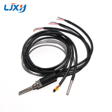 LJXH DS18B20 Digital Temperature Sensor Probe M12 Thread M6x50mm