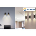 Varios tipos de luces de pared LED al aire libre