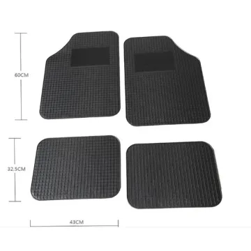4pcs PVC Universal SUV Ploor tappetini
