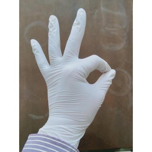 белые виниловые перчатки без запаха высокой чувствительности