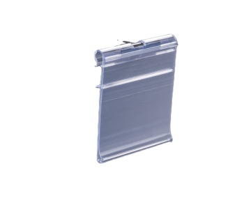 Supermarket Display Scanhook Label Holder: Extrusion Price Tag Holder for Wire Hooks