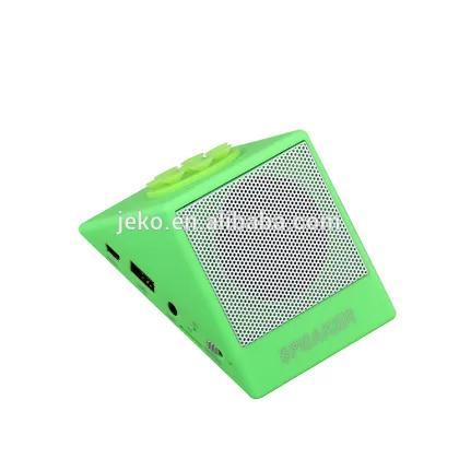 2015 lastest holder bluetooth speaker plastic triangle speaker with suction cup