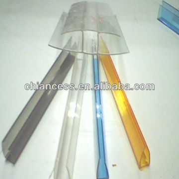 PC Plastic Profiles/Connector/accessory for polycarbonate sheet