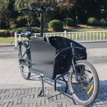 cargo bike with basket Otkargo family cargo bicycle