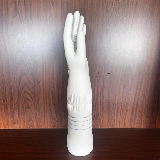 Latex gloves ceramic mold production