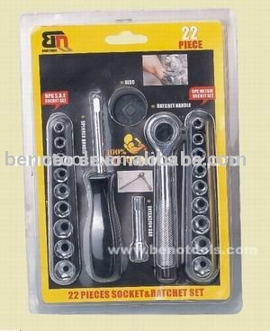 beno tools factory manufcturer and exporter 22pcs socketl wrench tool set