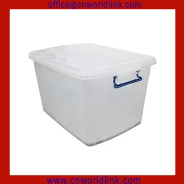 with handles plastic transparent box
