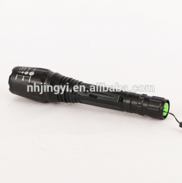 High power T6 2pcs 18650 battery waterproof T6 zoom tactical torch aluminum 1200 lumen 10W led flashlight