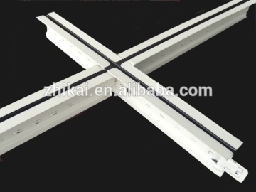 suspending t bar ceiling grid for mineral wool board installation