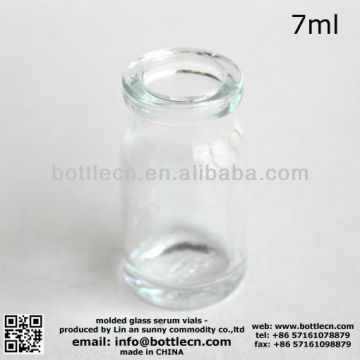 7ml clear glass bottles serum bottles for antibiotic