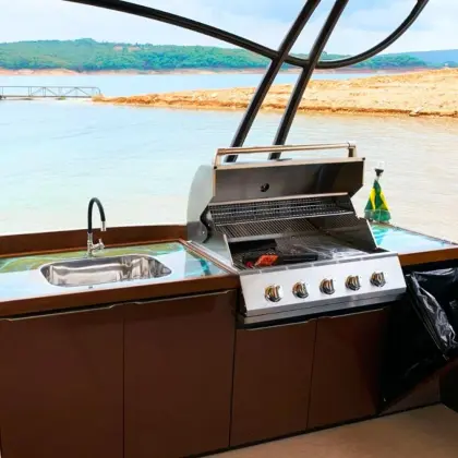 Outdoor cooking meant barbecue grills