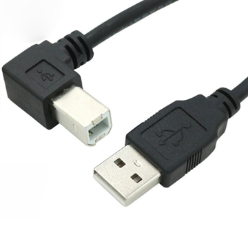 USB AM ke BM Kabel Printer Miring Kiri