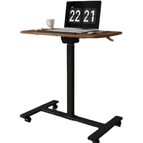 Lifting Desk Pneumatic Adjustable Folding Table With Wheels