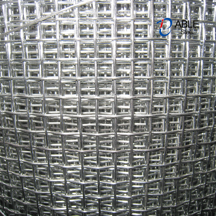 Galvanized Woven Crimped Square Wire Mesh