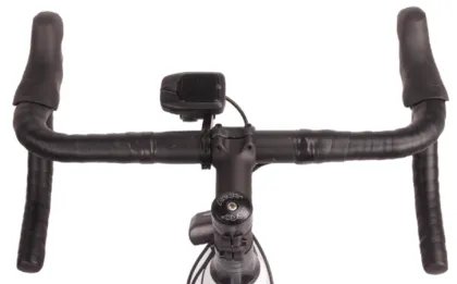 white and black e bike for road