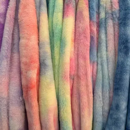 rabbit fur, imitation rabbit fur, faux/fake/synthetic rabbit fur