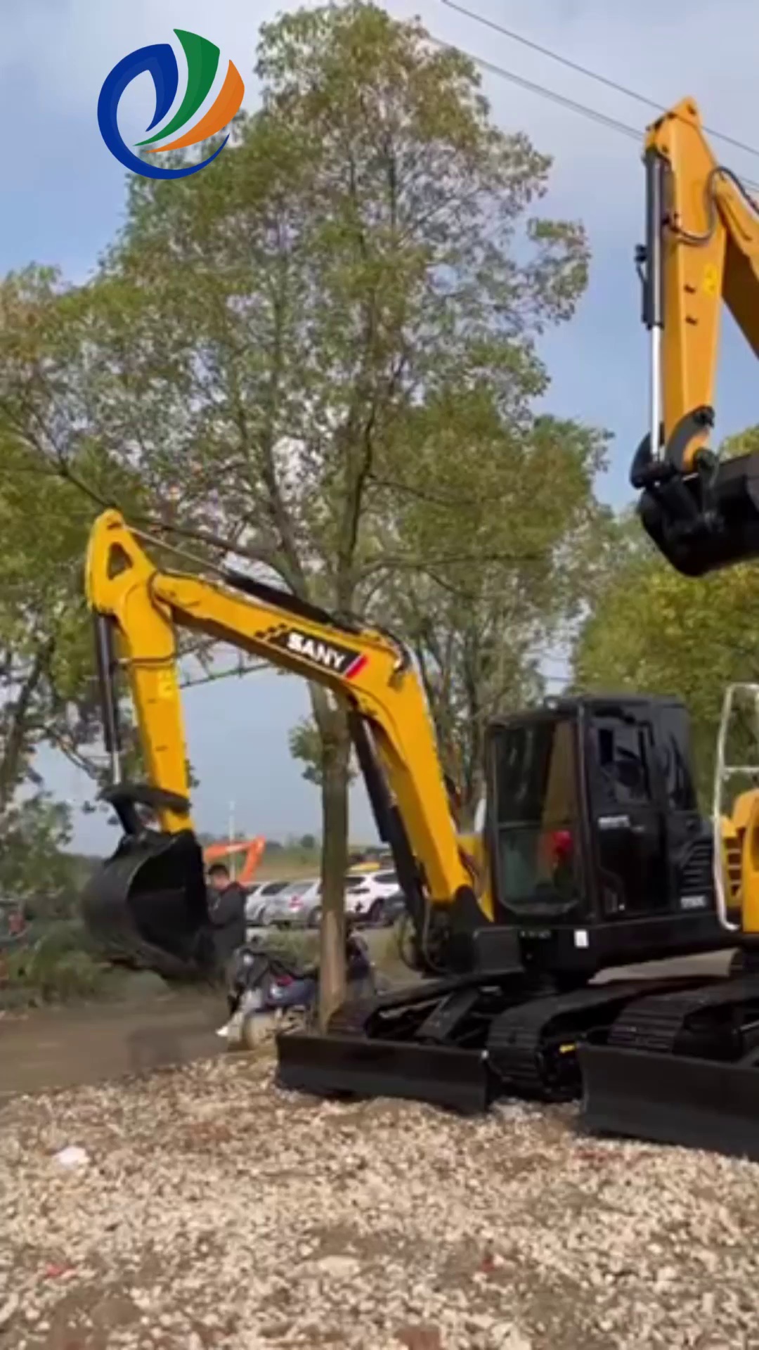 Used Sany Excavator for Sale – 60-75, 20t-40t Hydraulic Crawler Digger