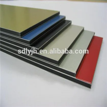 shandong JINHU 1220*2440mm High Quality Plastic Aluminum Composite Panel walls panels