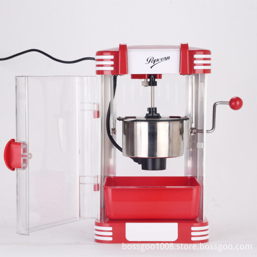 Large Capacity Red Commercial Popcorn Machine Price Popcorn Makers Electric Popcorn Machine