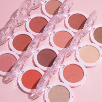 Tavolozza blush crema opaca vegana all'ingrosso - marchio privato, pigmento ad alto livello