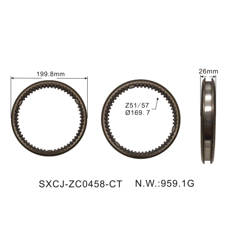OEM 1316304167 Sliding Sleeve for ZF Transmissions - Compatible with 16S150/16S151/16S181/16S220/16S221/16S251