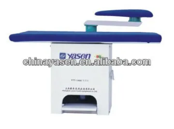 Pressing machine ironing table