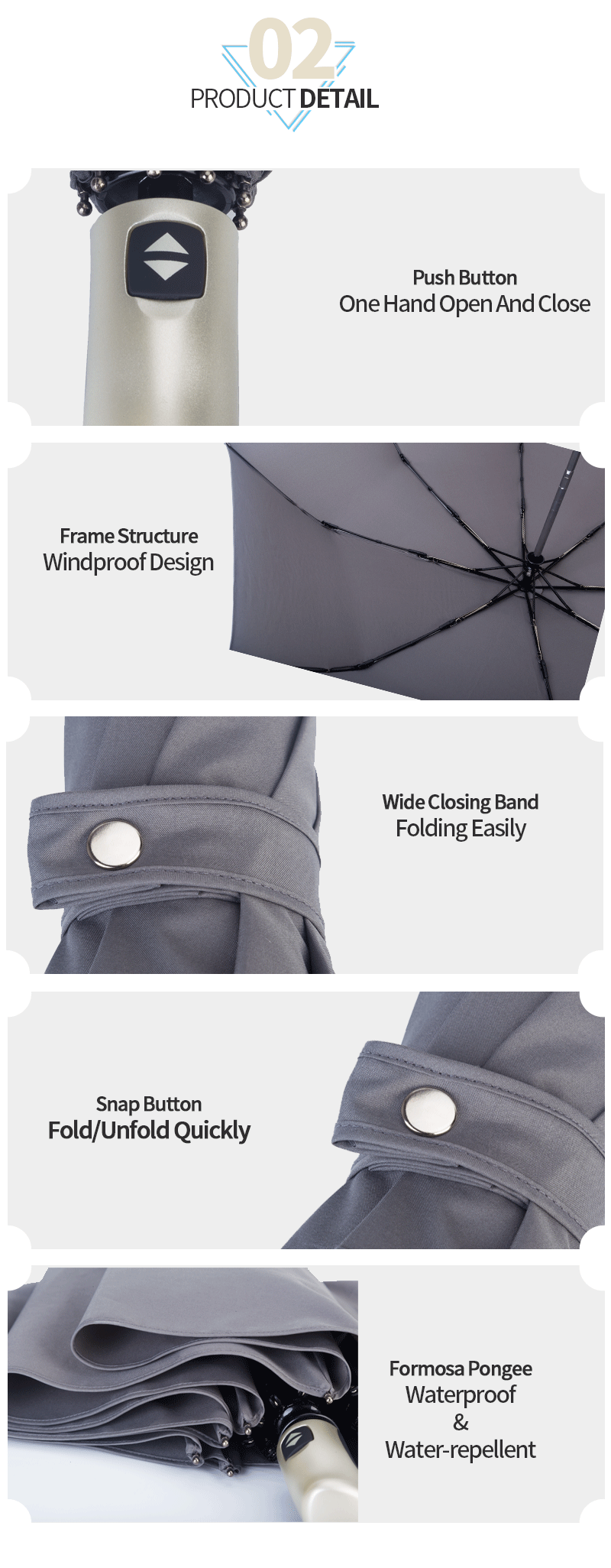 executive folding umbrella