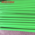 Haste verde de polietileno de alta densidade de 25 mm de diâmetro