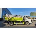 126HP Engine new septic tank vacuum truck